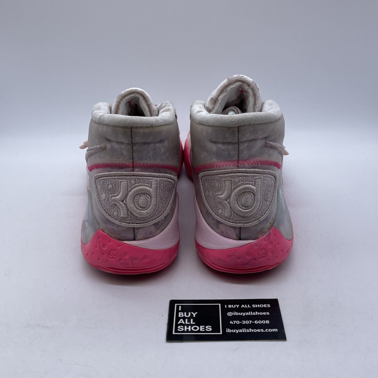 Size 11.5 - Nike Kevin Durant KD 12 AUNT PEARL Pink Suede Leather  (CT2740 900)
