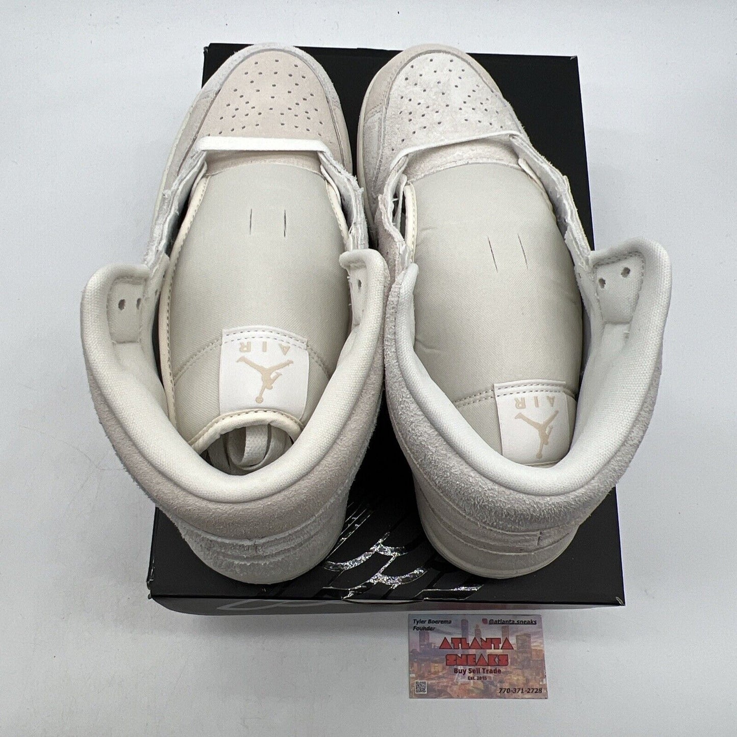 Size 11 - Air Jordan 1 SE Craft Mid Pale Ivory Suede (FQ3224-100).
