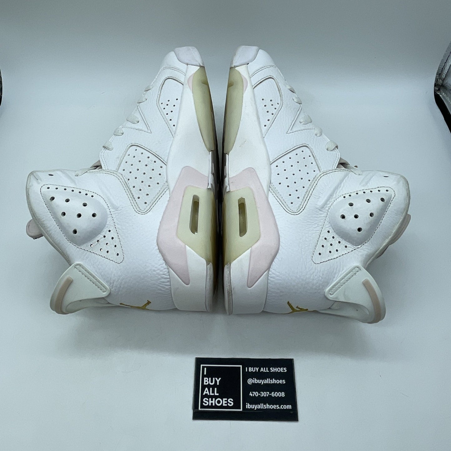 Size 12W - Air Jordan 6 Retro Gold Hoops (DH9696-100)