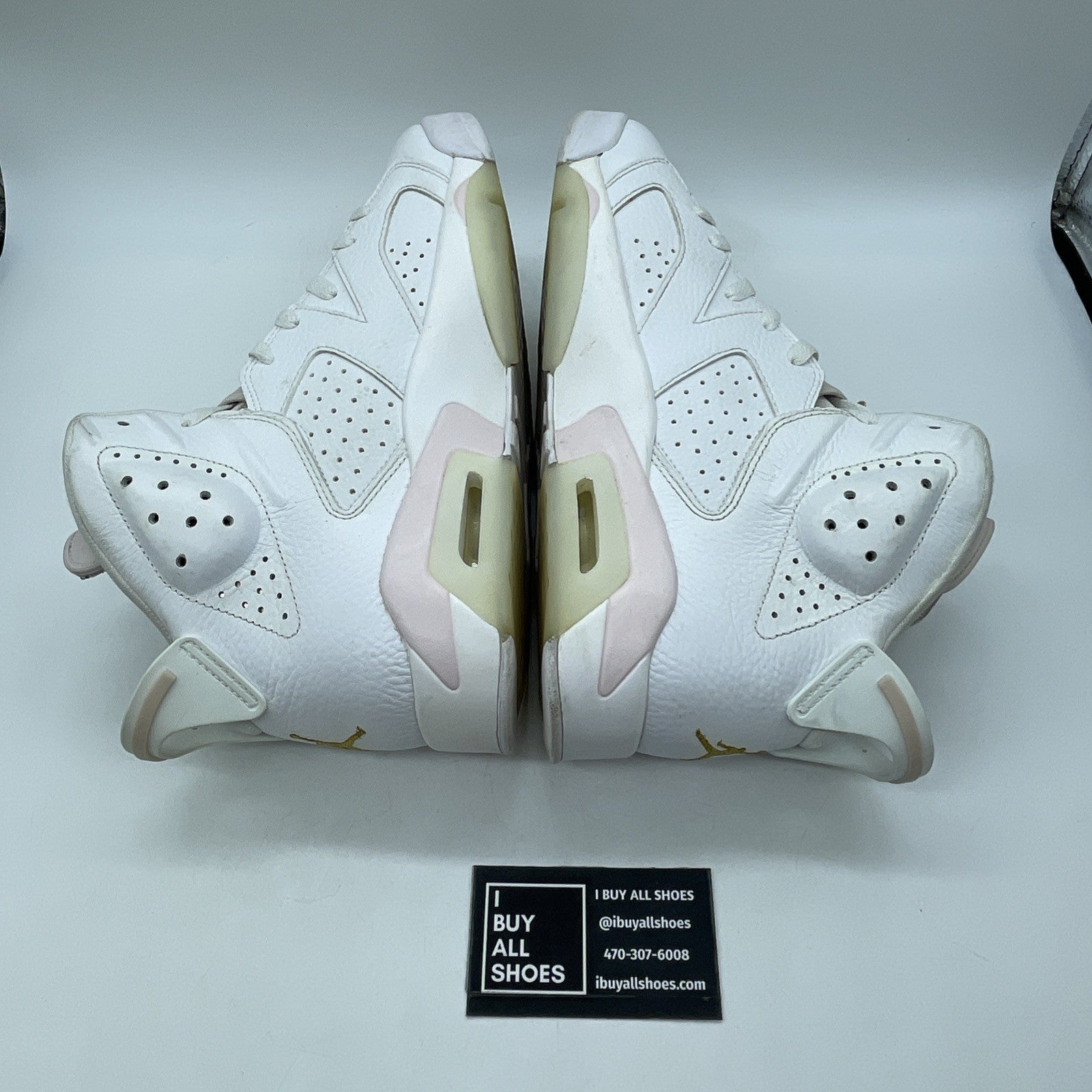 Size 12W - Air Jordan 6 Retro Gold Hoops (DH9696-100)