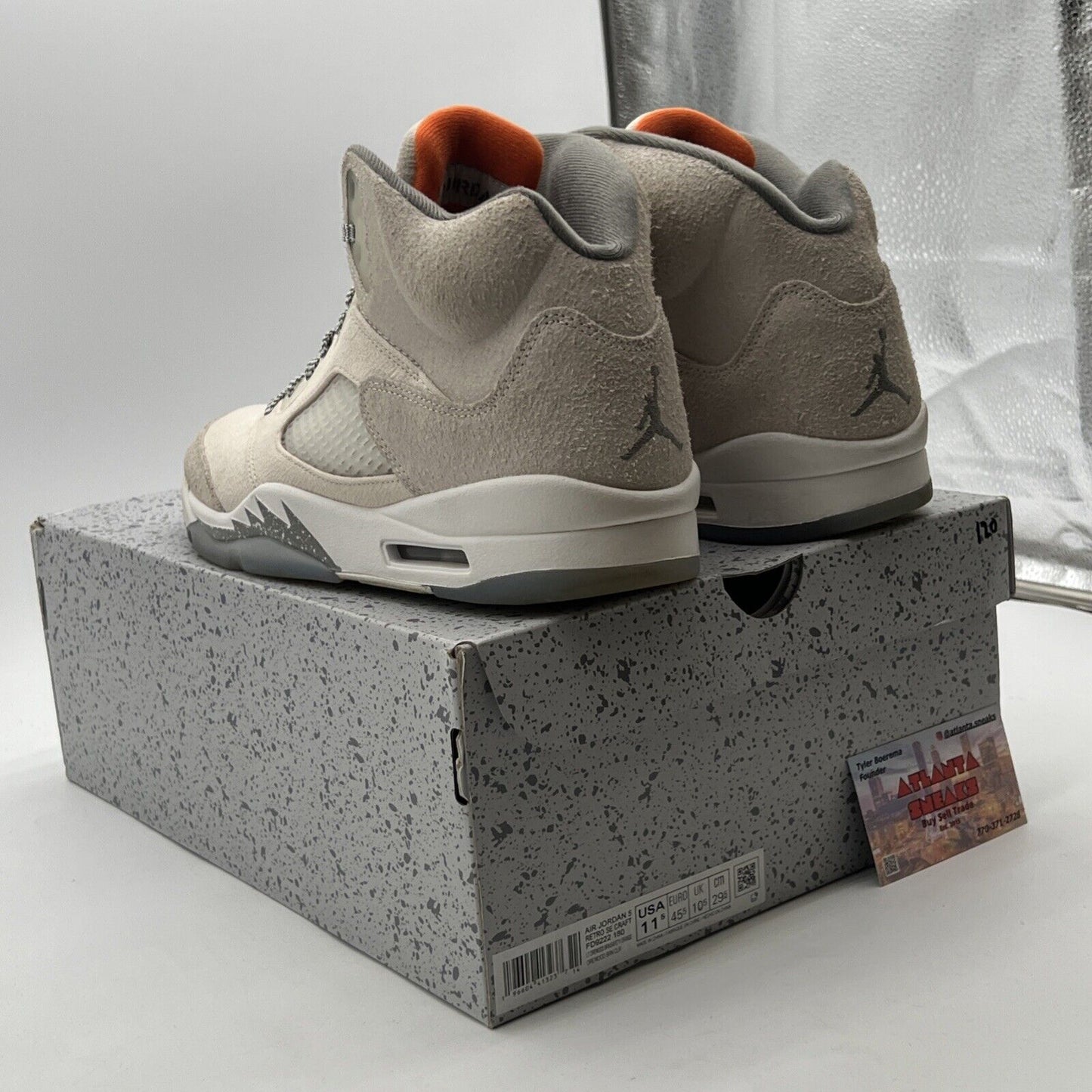 Size 11.5 - Air Jordan 5 Retro SE Craft Light Orewood Brown (FD9222-180)