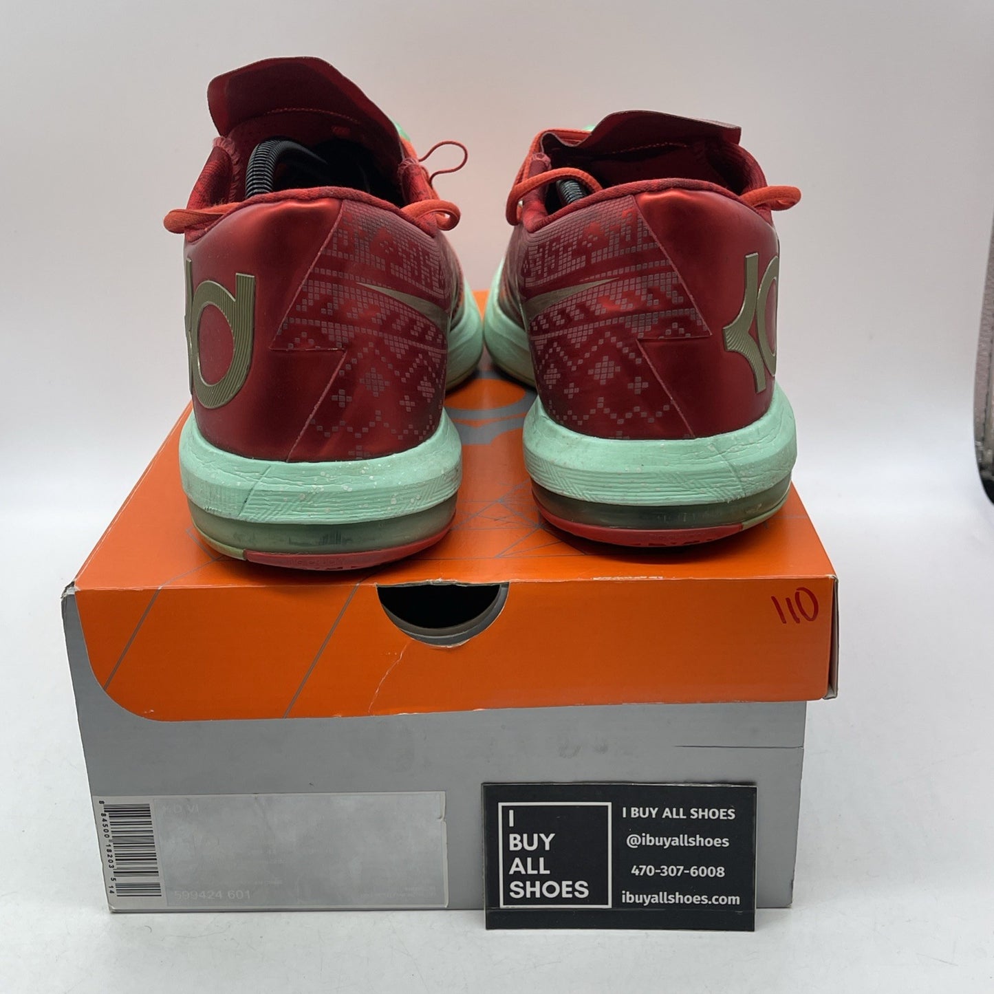 Size 12 - Nike KD 6 Christmas (599424-601)