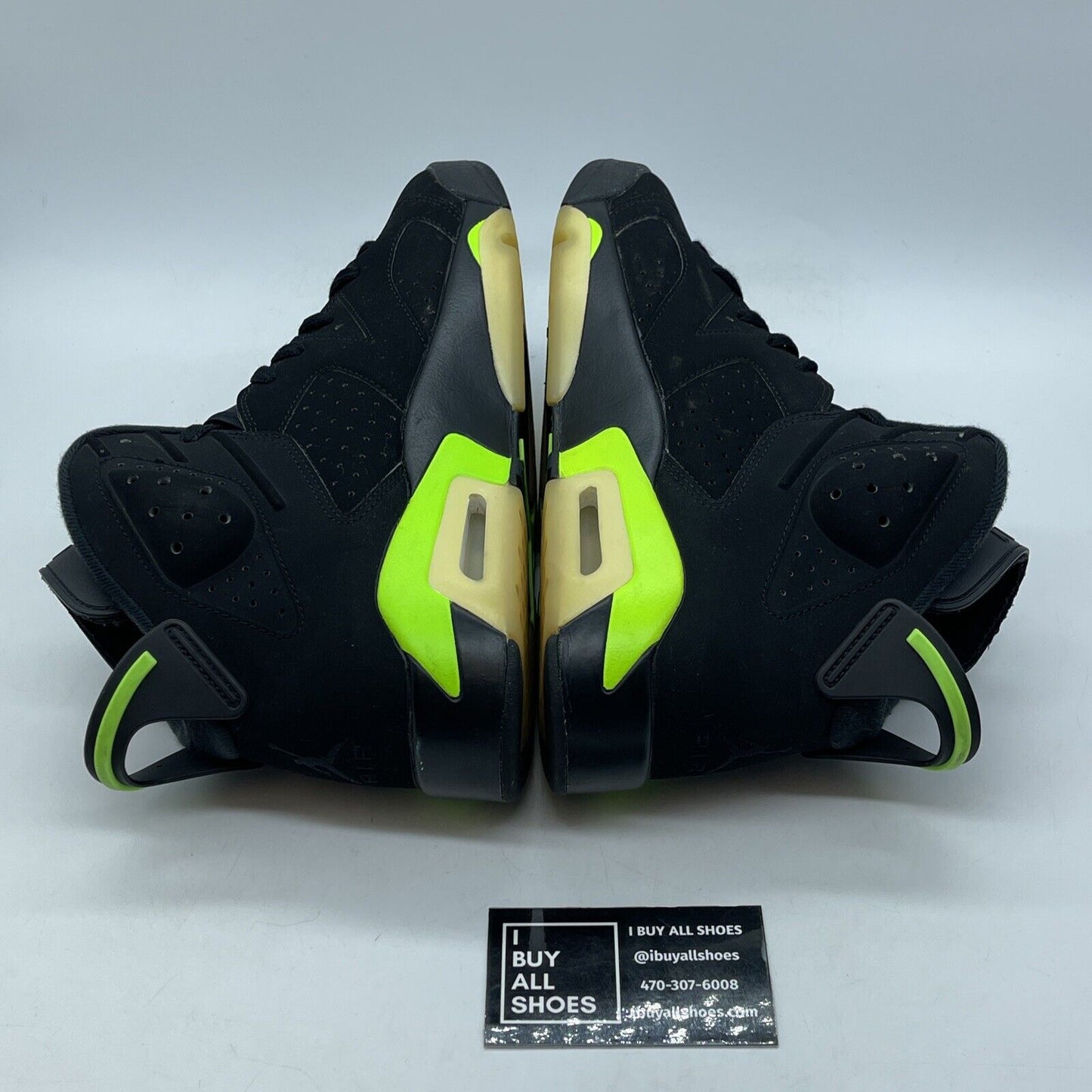 Size 9 - Jordan 6 Retro Electric Green 2021 Black Suede Rubber (CT8529-003)