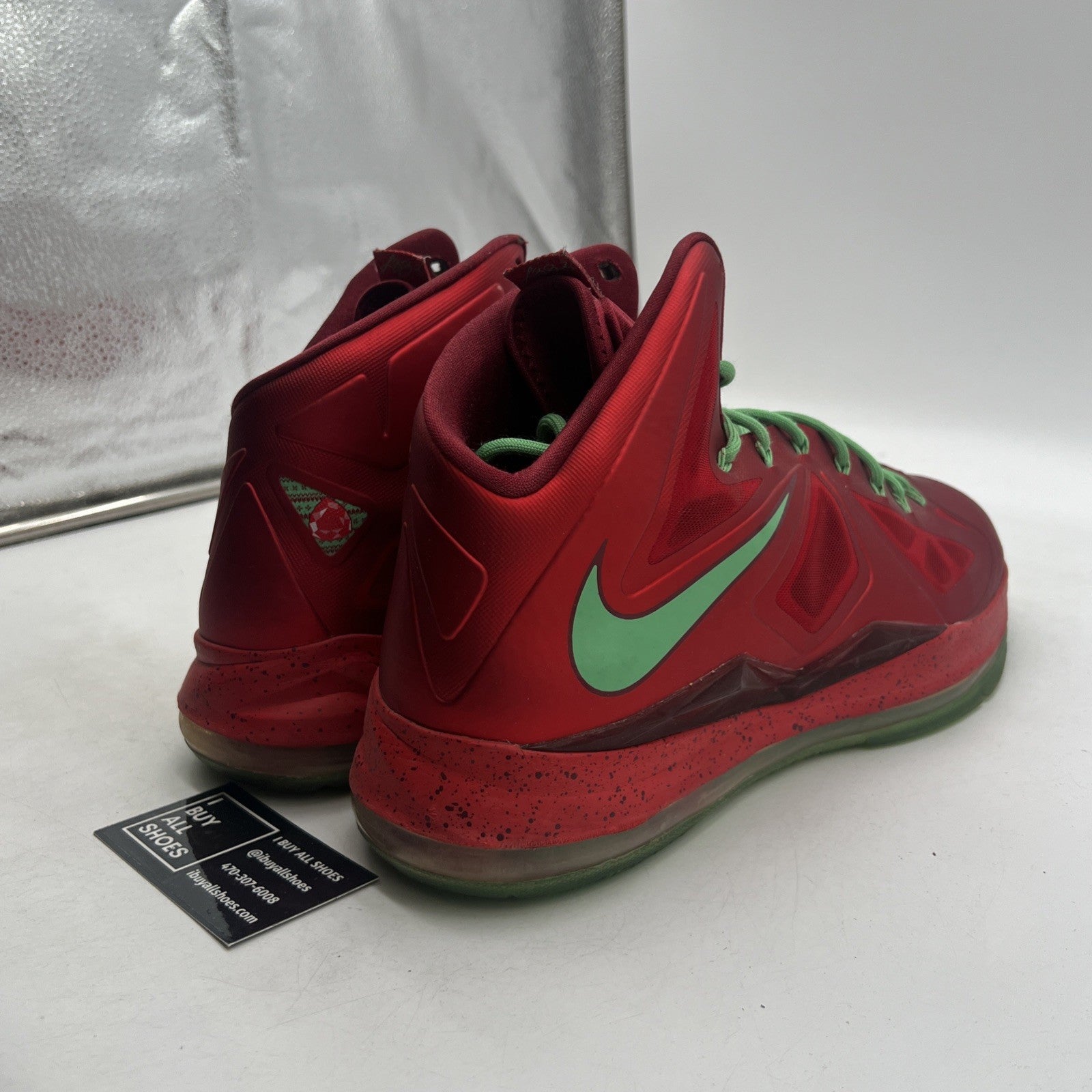 Size 14 - Nike LeBron 10 Christmas (541100-600)