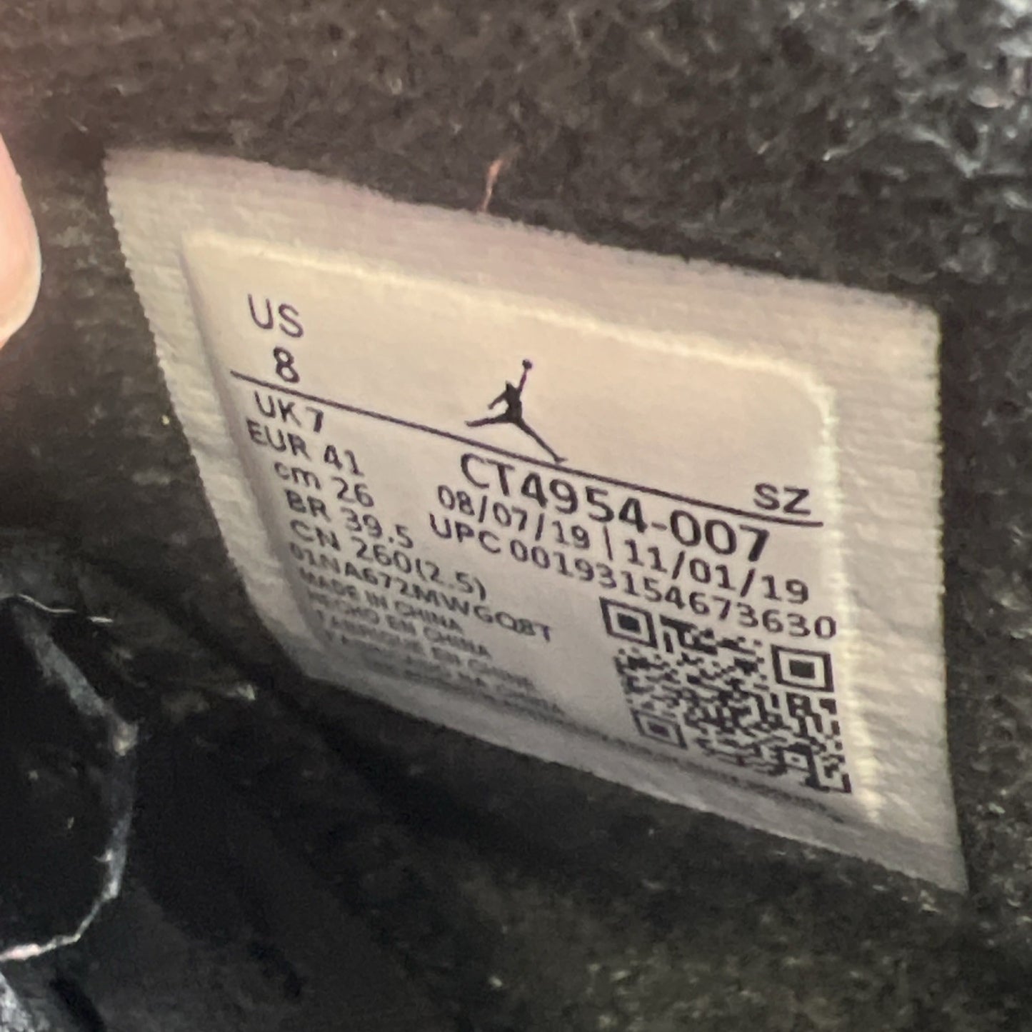 Size 8 - Air Jordan 6 Retro Defining Moments 2020 (CT4954-007)