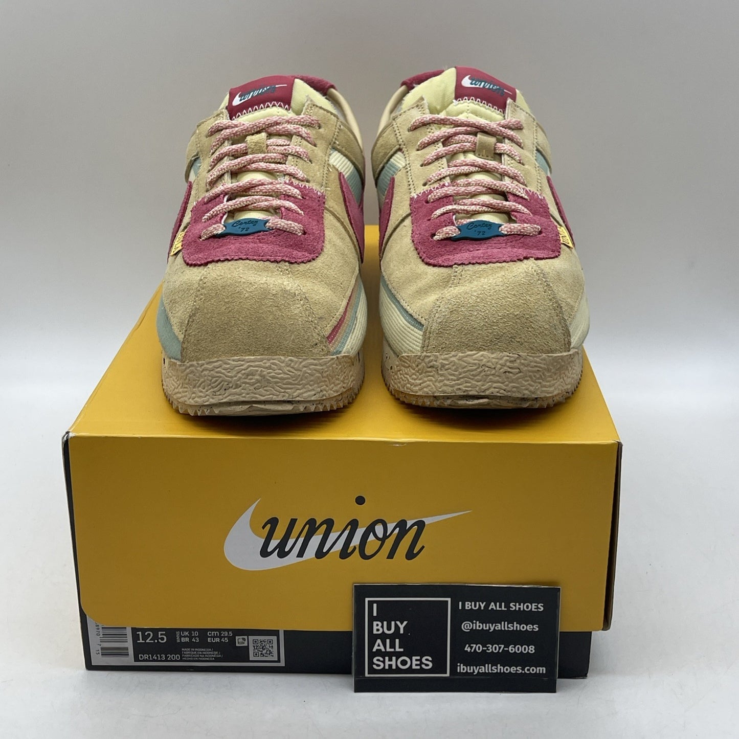 Size 12.5 - Union LA x Nike Cortez SP Sesame (DR1413-200)