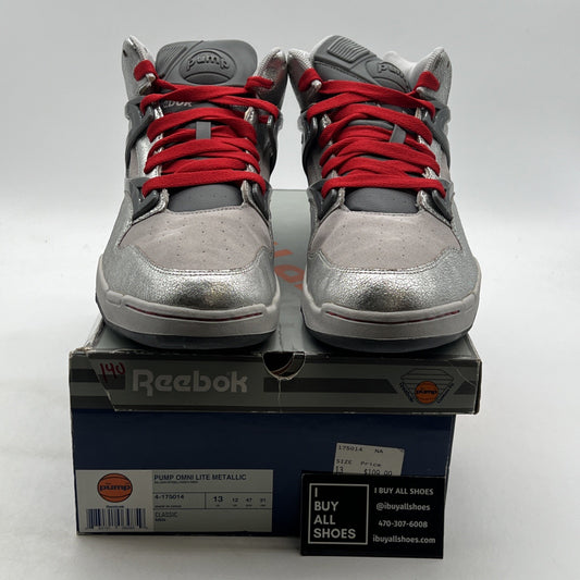 Size 13 - Reebok Pump Omni Lite Metallic Silver (4-175014)