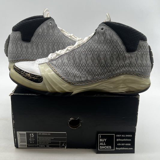 Size 13 - Air Jordan 23 OG White Stealth (318376-102)