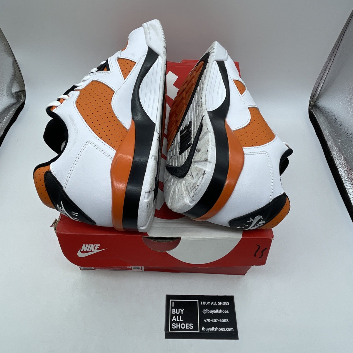 Size 10 - Air Cross Trainer 3 Low Starfish White Orange Leather (FJ4415-100)