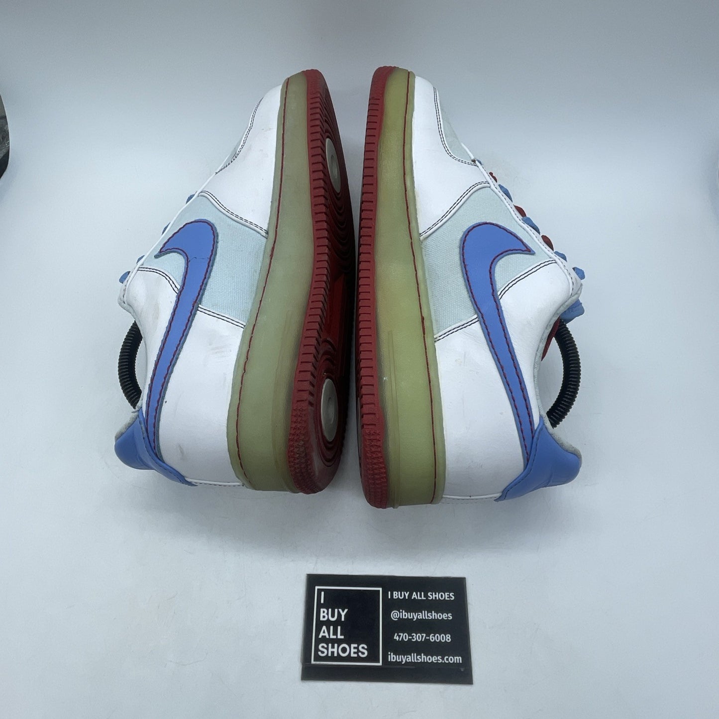 Size 11W - Nike Air Force 1 Premium '07 Glacier Blue (315186-141