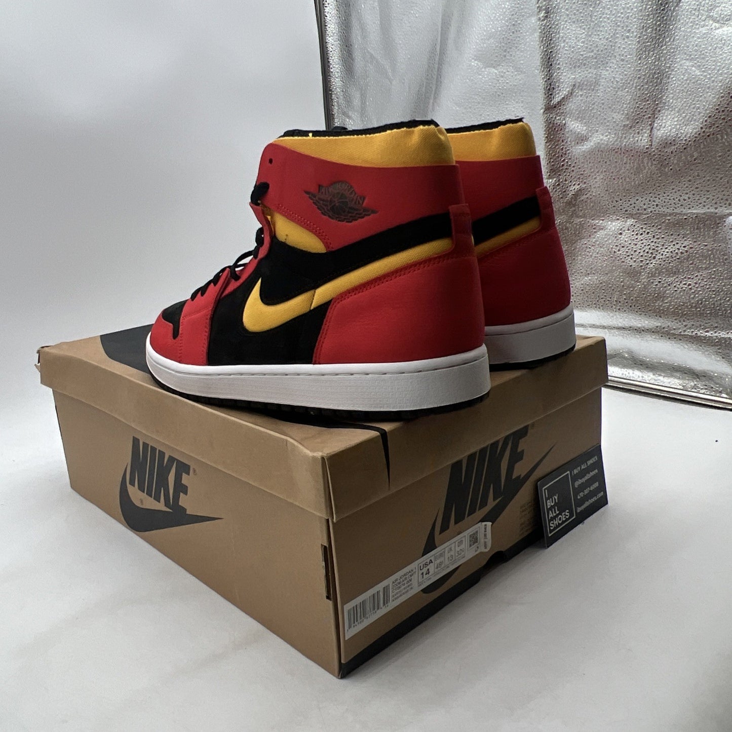 Size 14 - Air Jordan 1 Zoom Comfort High Chile Red (CT0978-006)