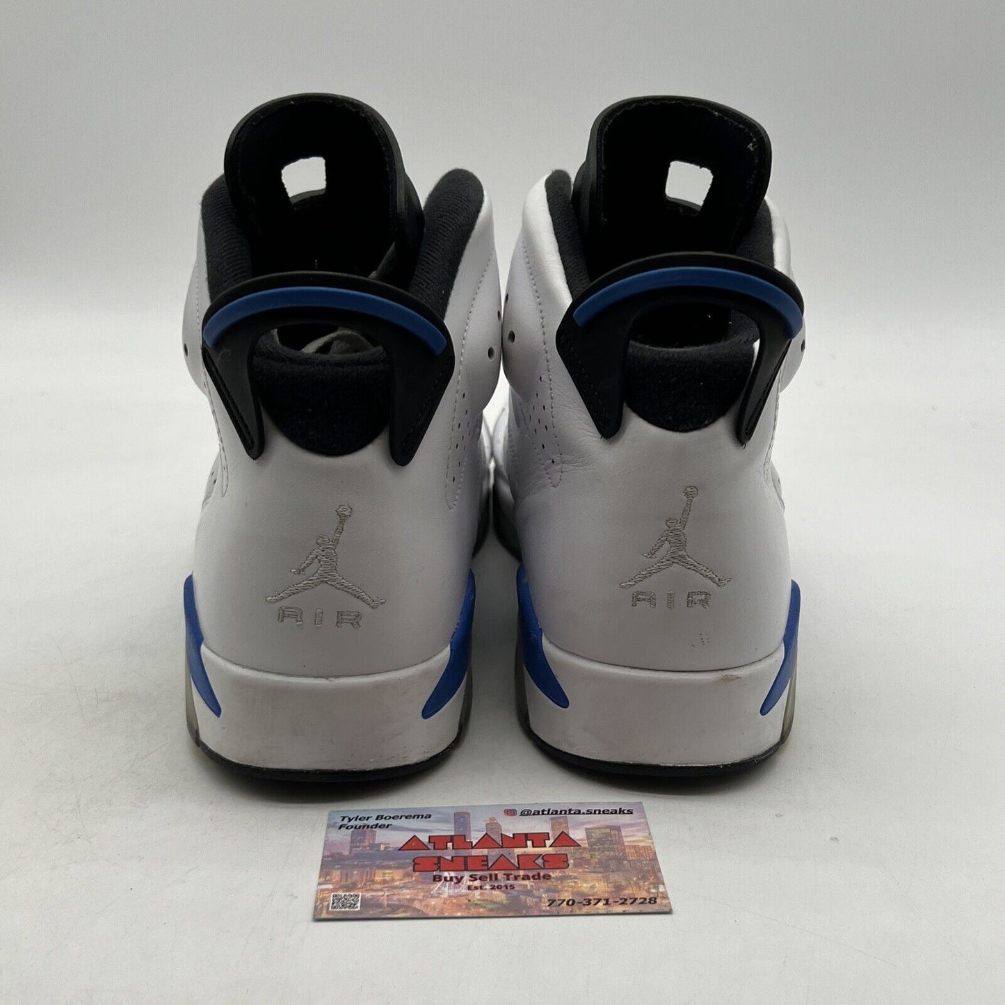 Size 11.5 - Air Jordan 6 Retro 2014 Sport Blue (384664-107)