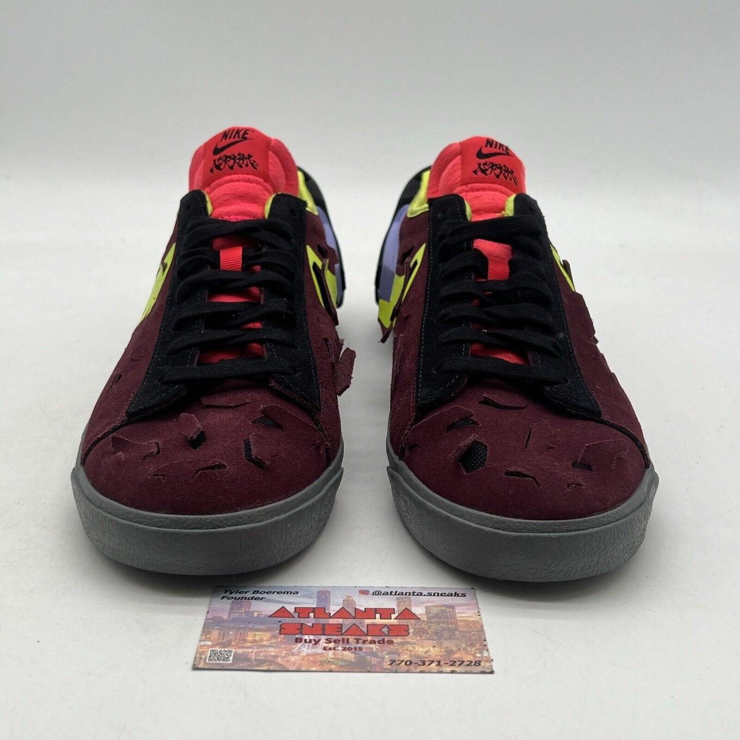 Size 11.5 - Nike Acronym x Blazer Low Night Maroon (DN2067-600)