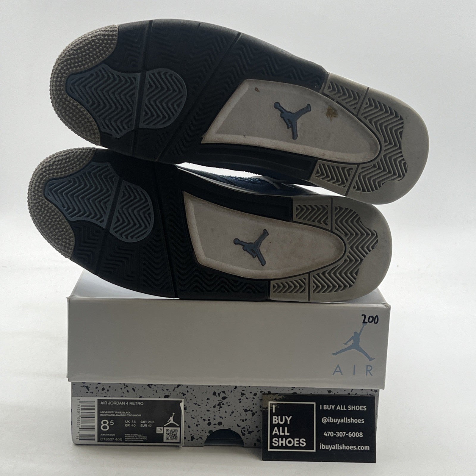 Size 8.5 - Air Jordan 4 Retro Mid University Blue (CT8527-400)