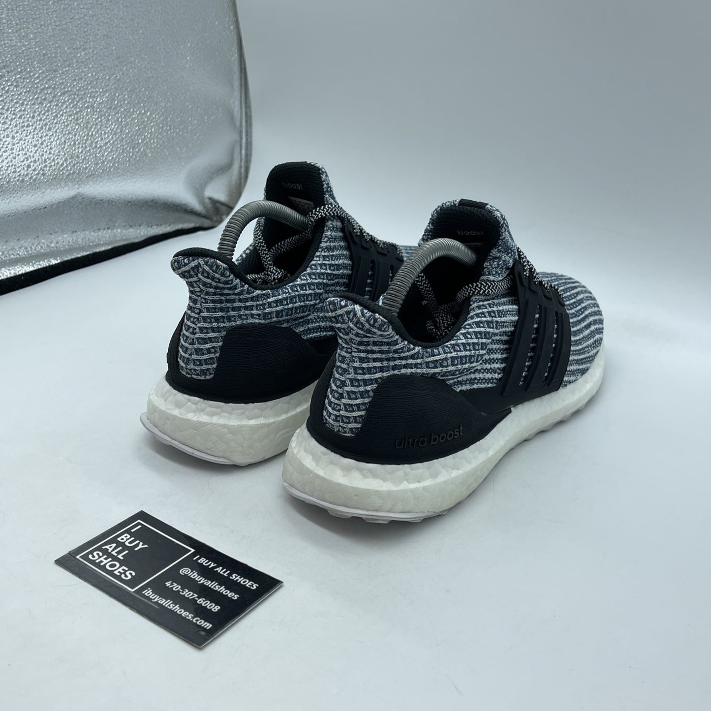 Size 8 - adidas Parley x UltraBoost 4.0 White Carbon Blue Suede (BC0248)