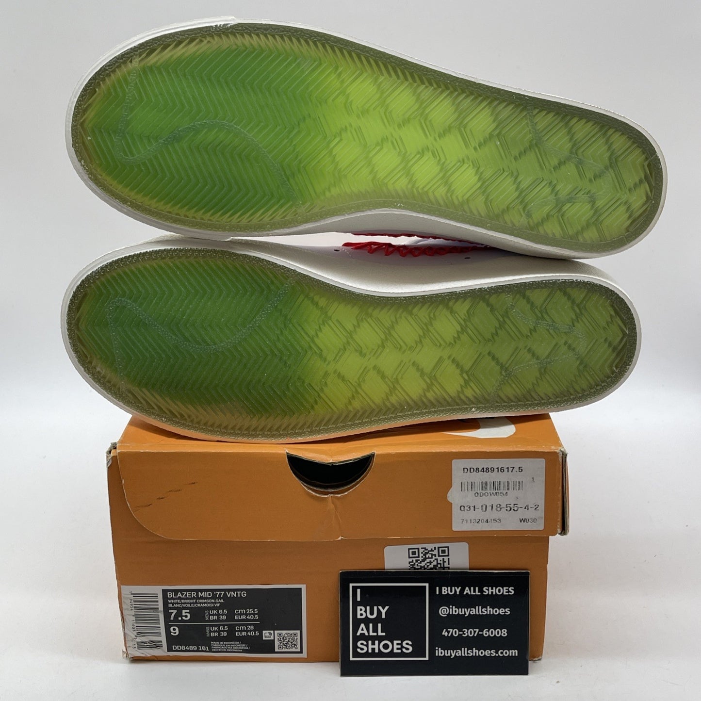 Size 7.5 - Nike Blazer '77 Vintage Mid Double Zig Zag Stitched Swoosh