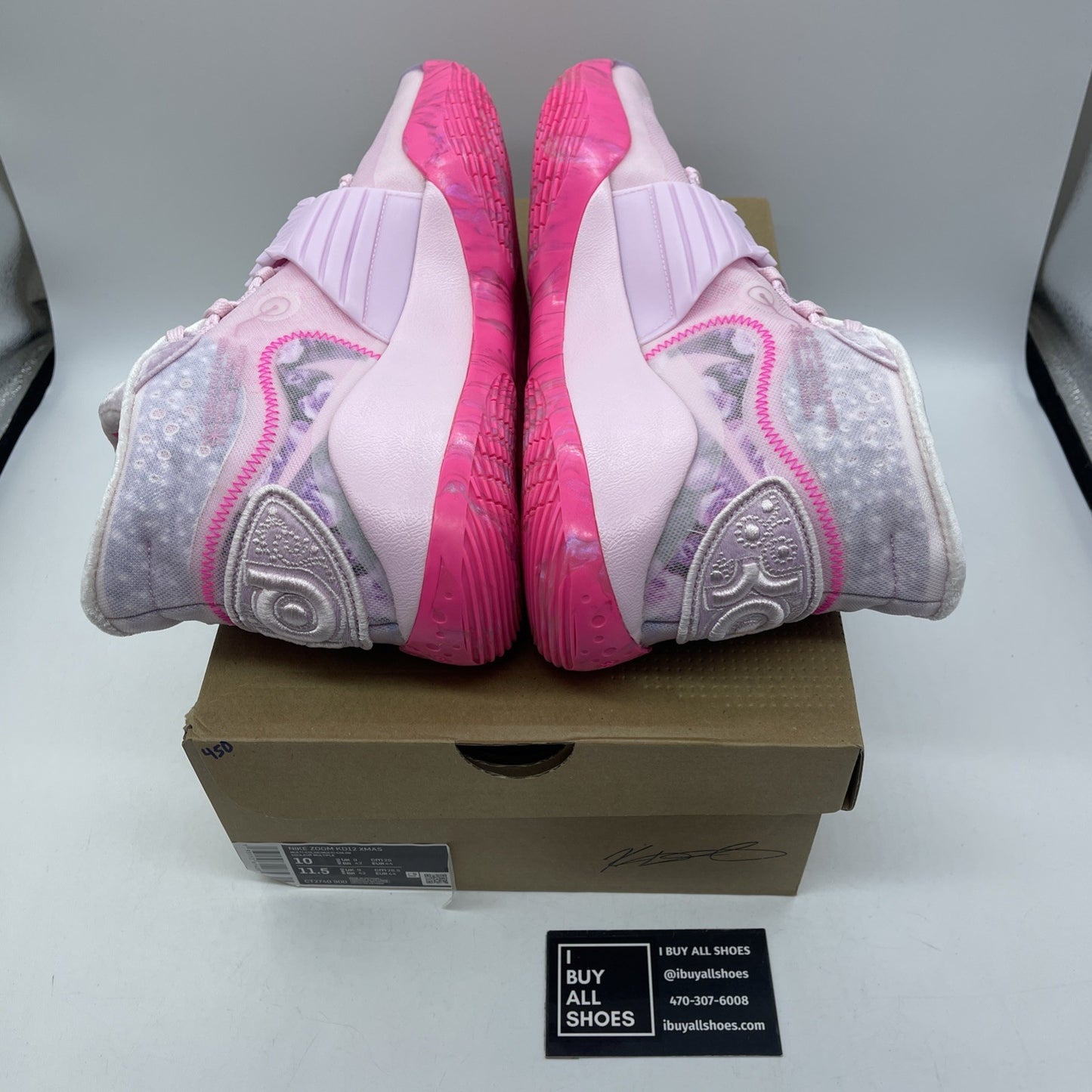 Size 10 - Nike KD 12 Aunt Pearl Pink Suede (CT2740-900)