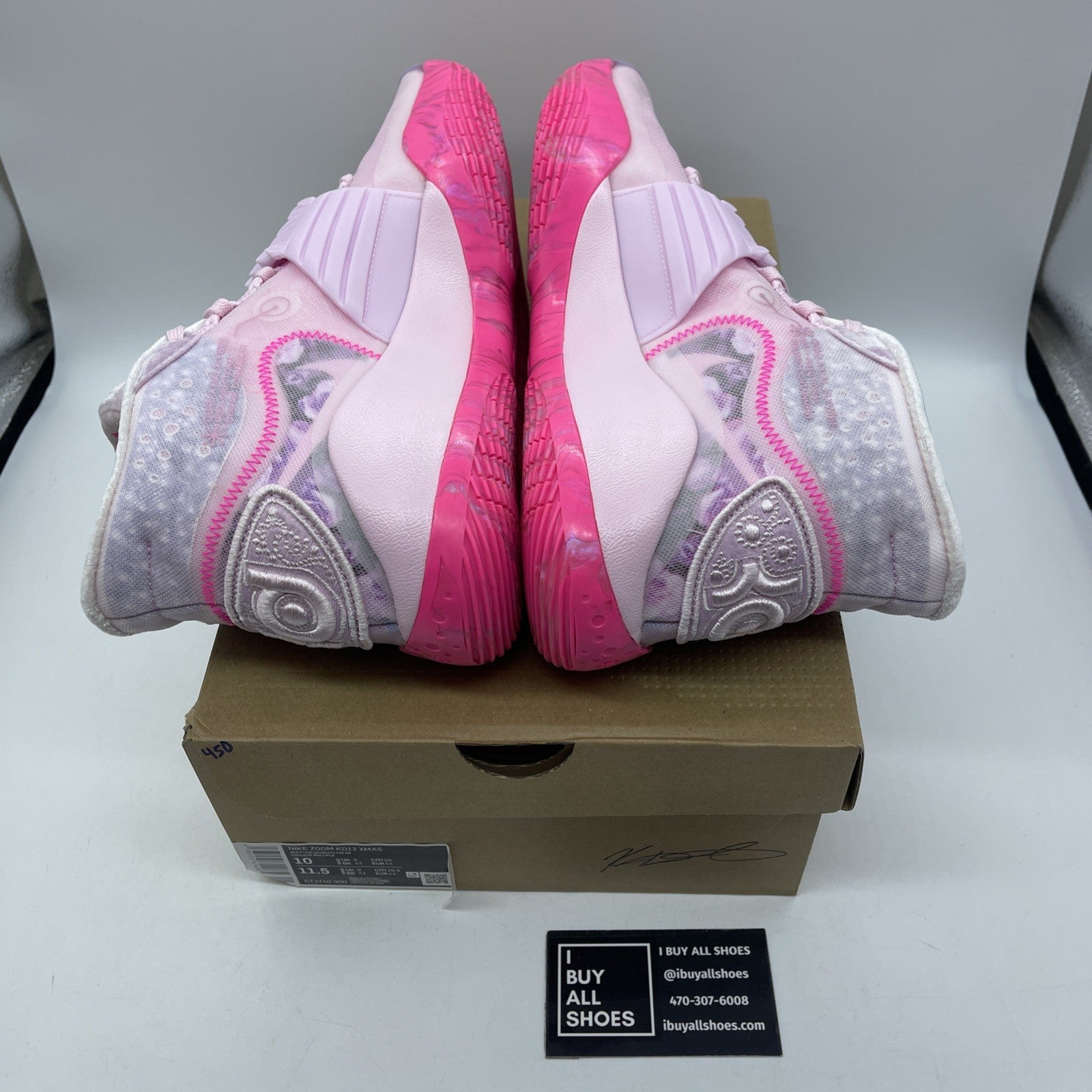 Size 10 - Nike KD 12 Aunt Pearl Pink Suede (CT2740-900)