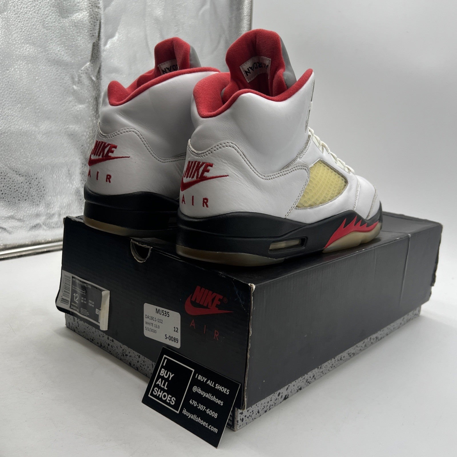 Size 12 - Air Jordan 5 Retro Mid Fire Red (DA1911-102)