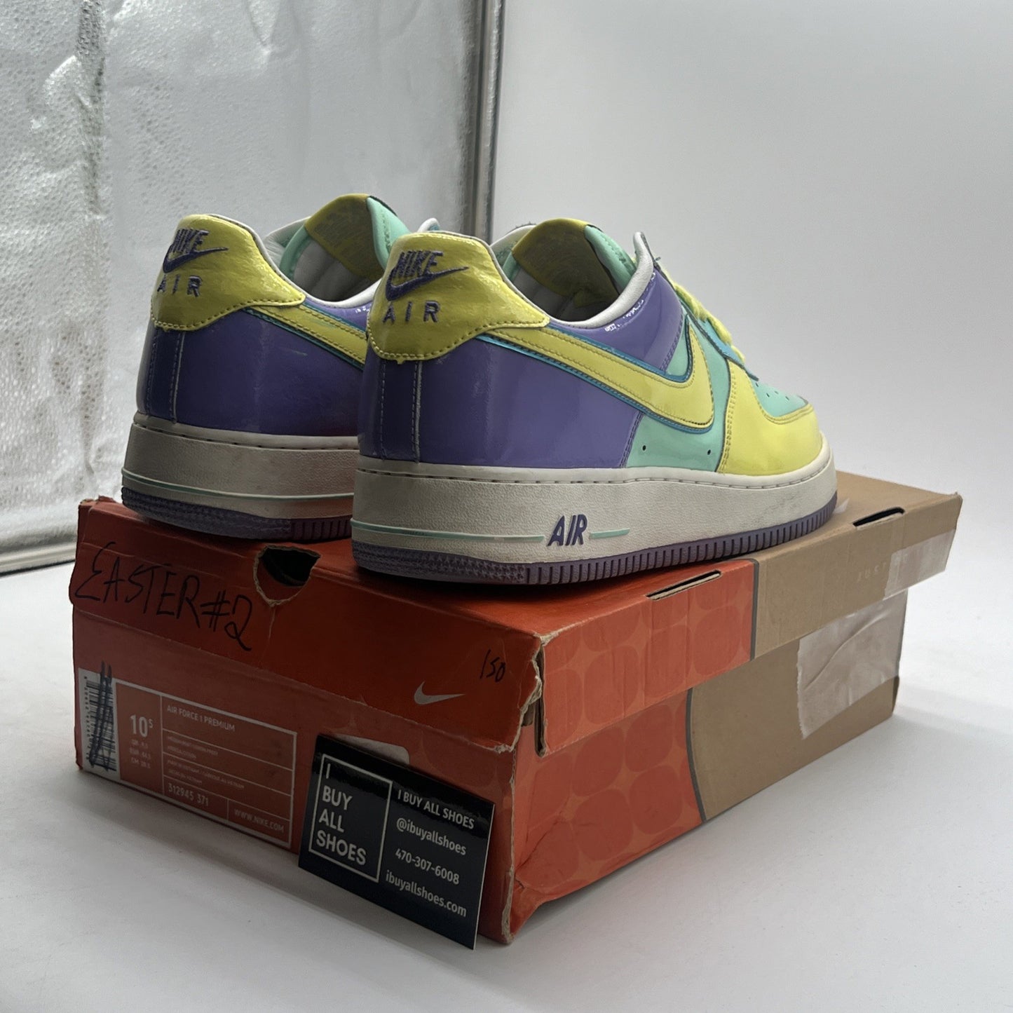Size 10.5 - Nike Air Force 1 Premium Easter Egg (312945-371)