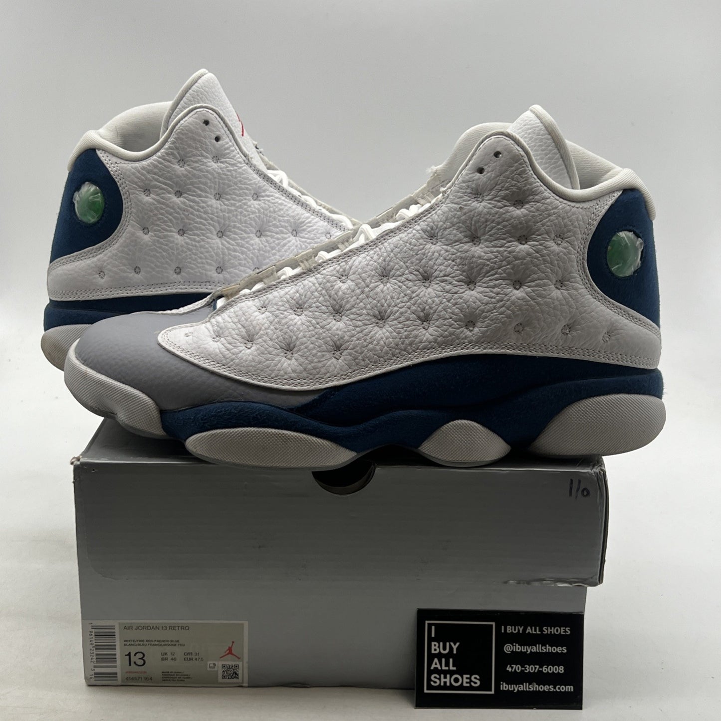 Size 13 - Air Jordan 13 Retro Mid French Blue (414571-164)