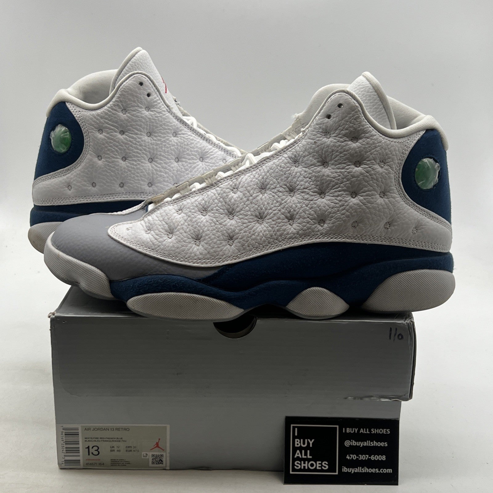 Size 13 - Air Jordan 13 Retro Mid French Blue (414571-164)