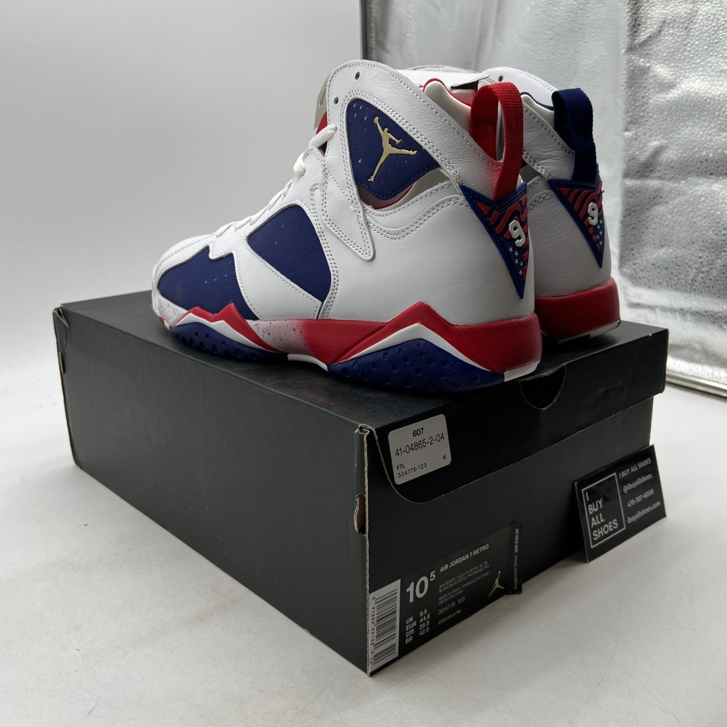 Size 10.5 - Air Jordan 7 Retro Tinker Alternate (304775-123)