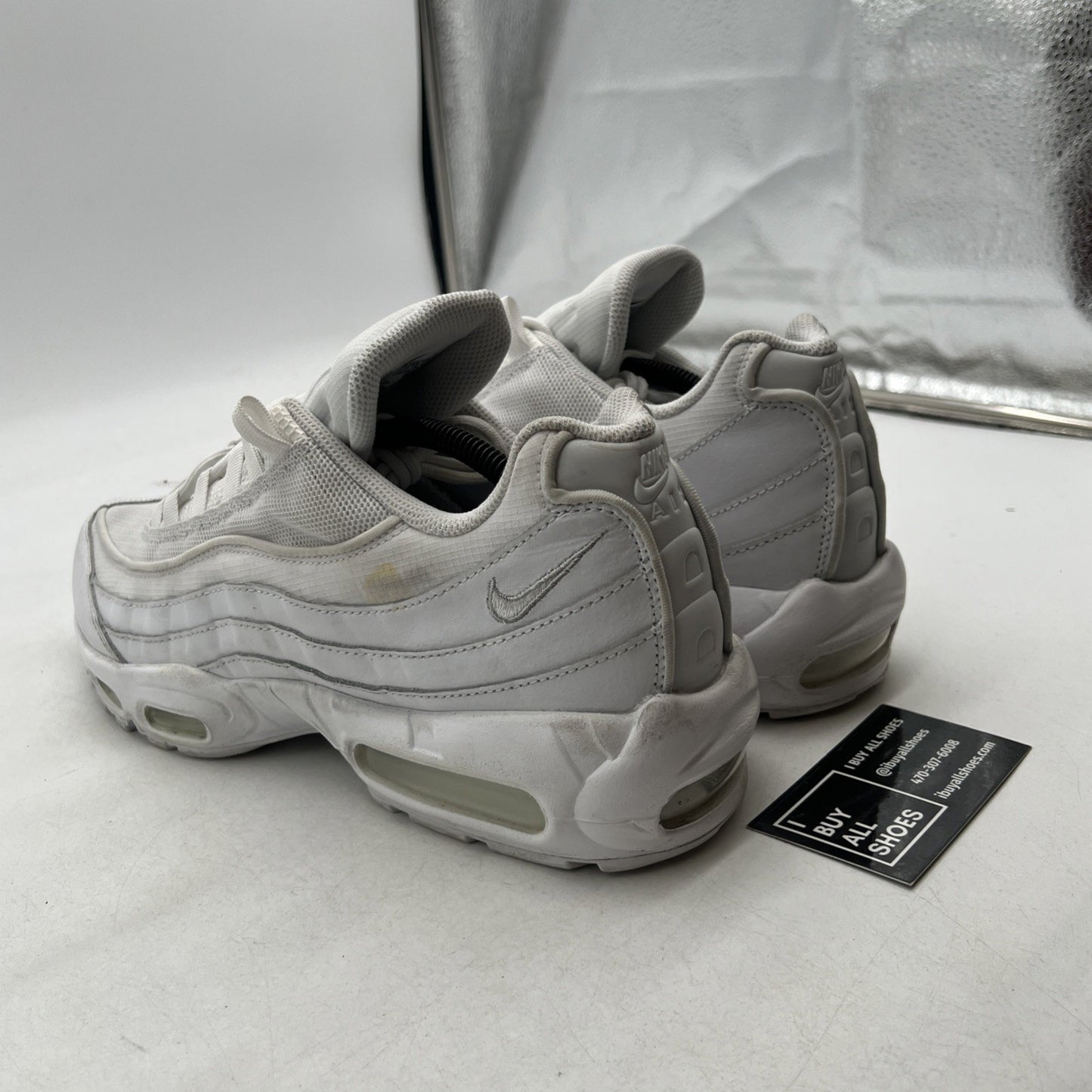 Size 12 - Nike Air Max 95 Triple White (CT1268-100)