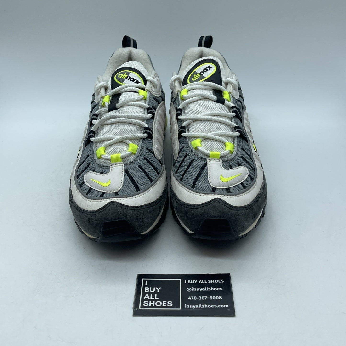 Size 13 - Nike Air Max 98 Cool Grey Volt (640744-002)