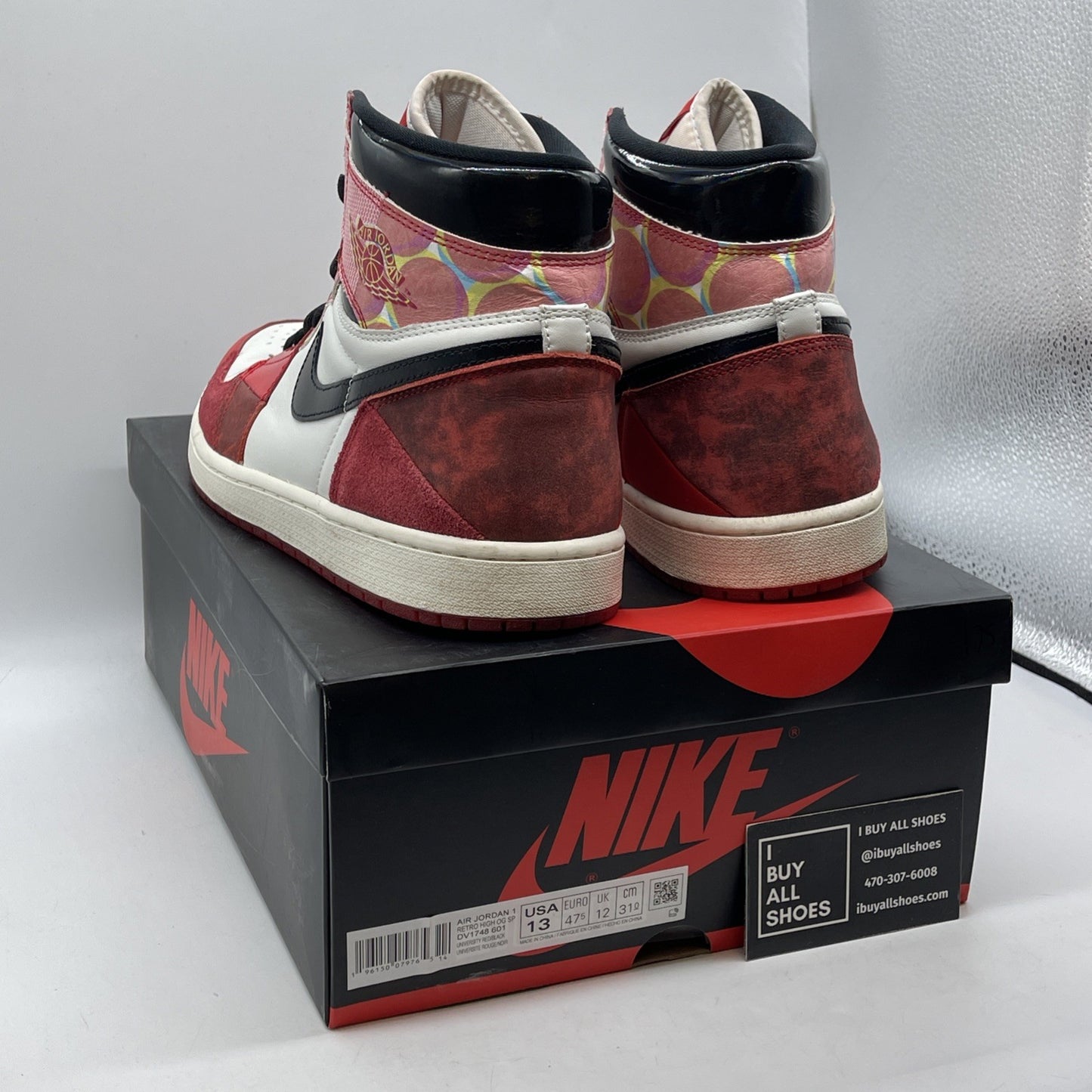 Size 13 - Jordan 1 Retro OG x Marvel High Next Chapter Red Suede (DV1748-601)