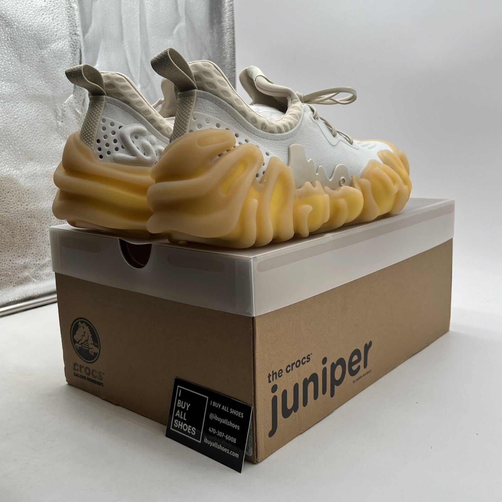 Size 14 - Crocs Salehe Bembury x Pollex Juniper Tahini (208694-1RW)