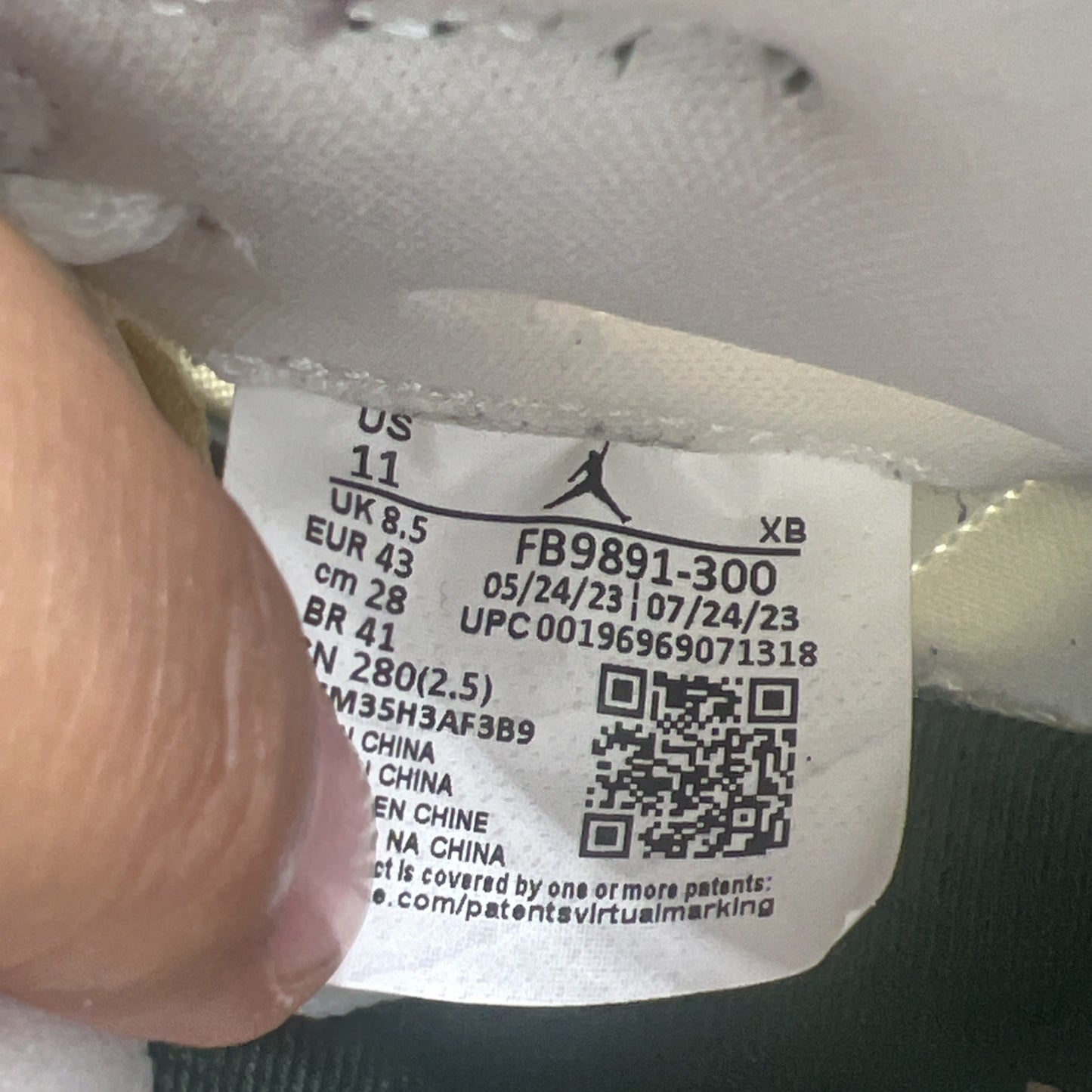 Size 11 - Air Jordan 1 Method of Make High Galactic Jade W (FB9891-300)
