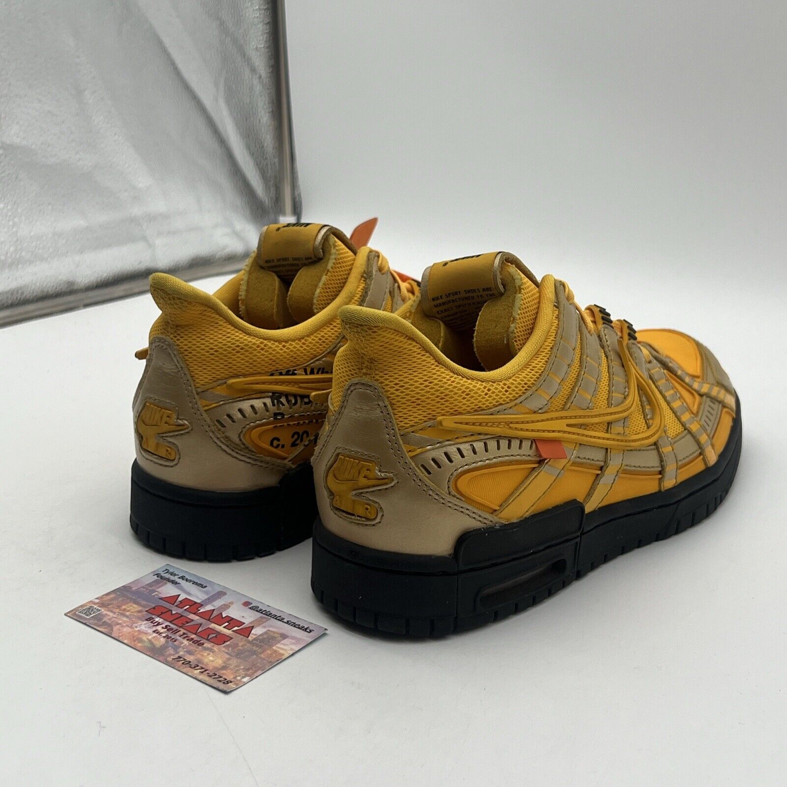 Size 8 - Nike Off-White x Air Rubber Dunk University Gold Yellow (CU6015-700)