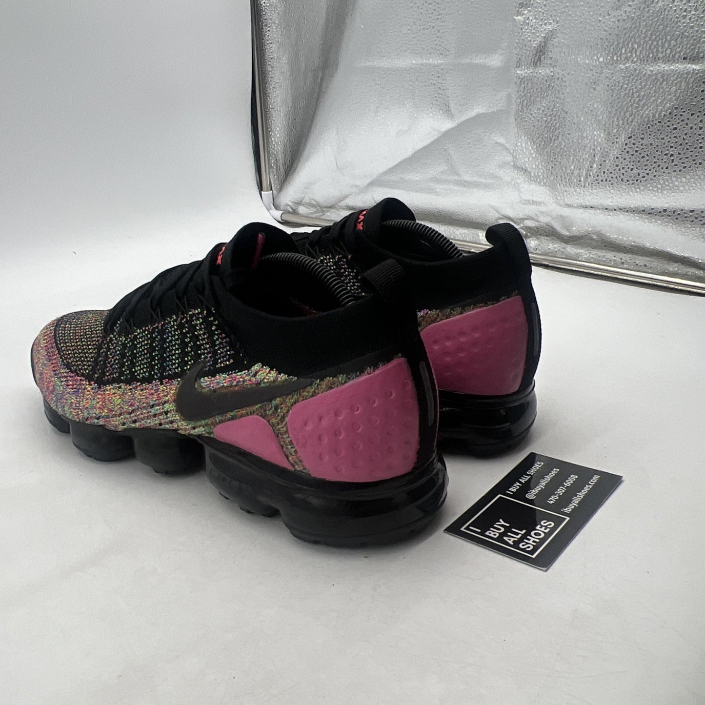 Size 11 - Nike Air VaporMax Flyknit 2 Black Multi-Color (942842-017)