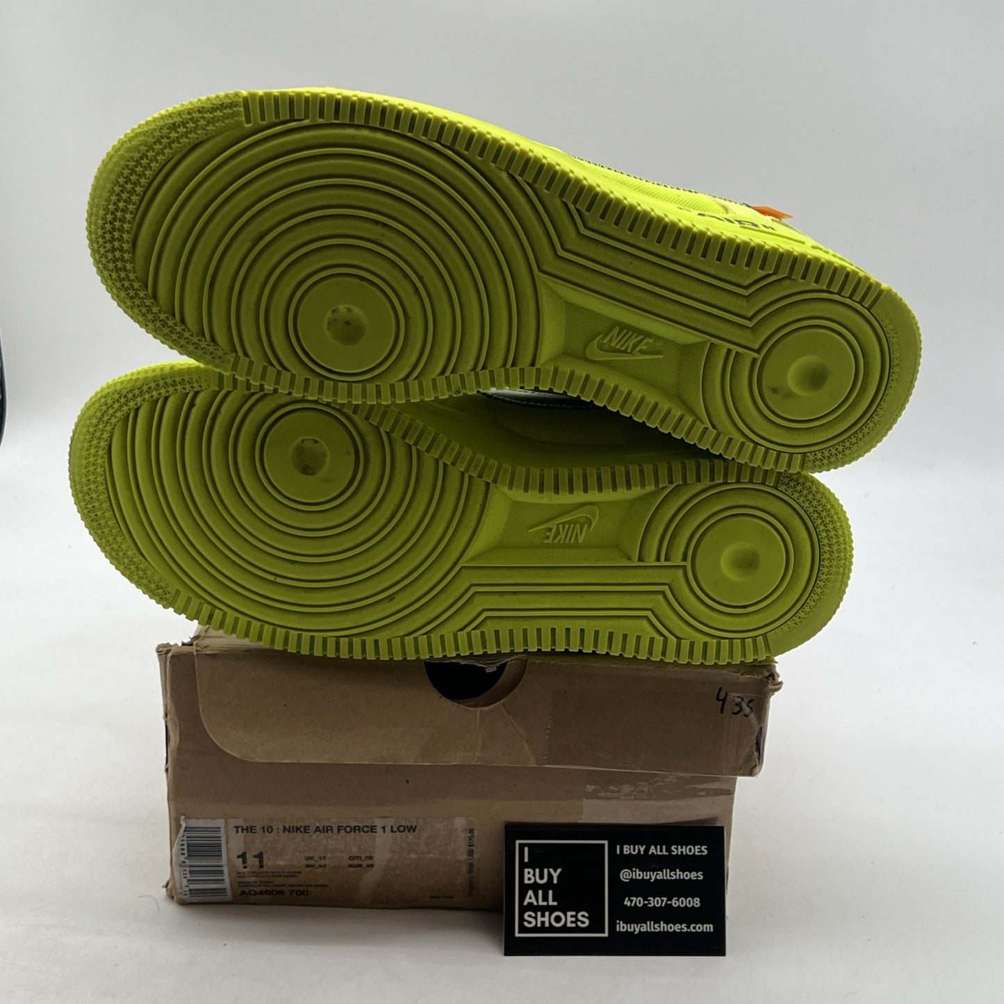 Size 11 - Nike Off-White x Air Force 1 Low Volt (AO4606-700)