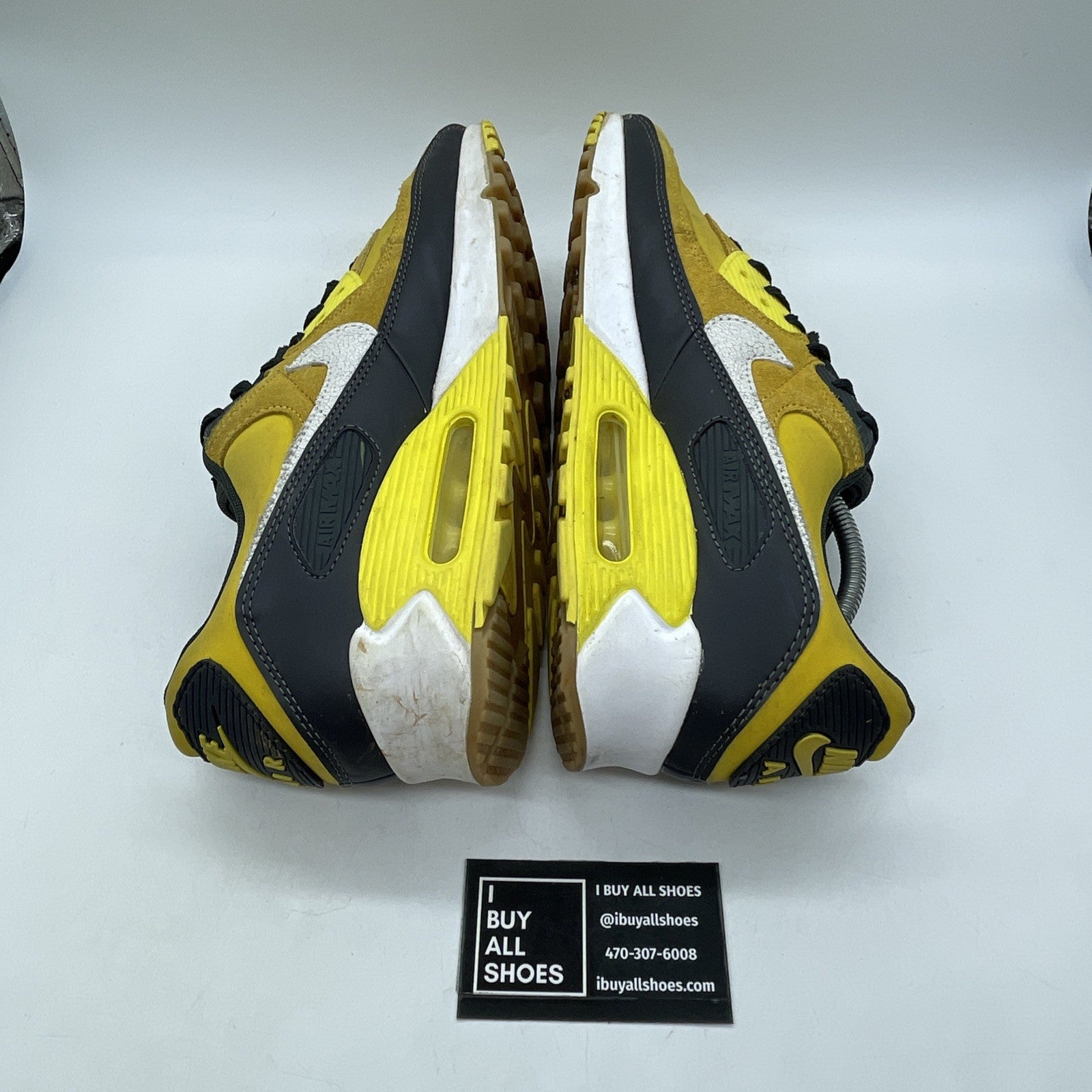 Size 12 - Nike Air Max 90 SE Go The Extra Smile Yellow Grey (DO5848-700)