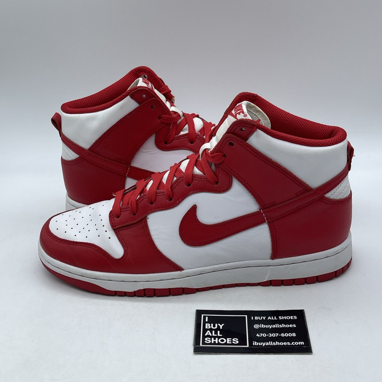 Size 9 - Nike Dunk High Championship Red White Leather (DD1399-106)
