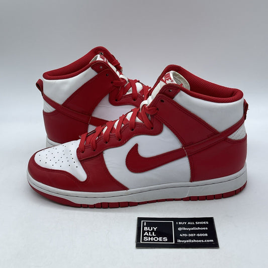 Size 9 - Nike Dunk High Championship Red White Leather (DD1399-106)