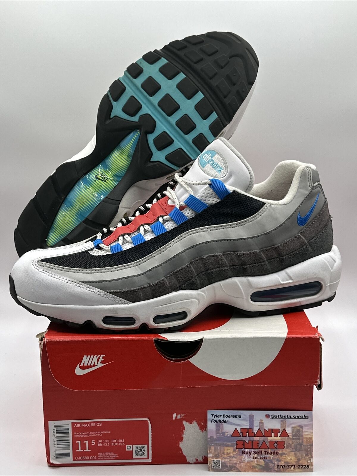 Size 11.5 - Nike Air Max 95 QS Greedy 2020