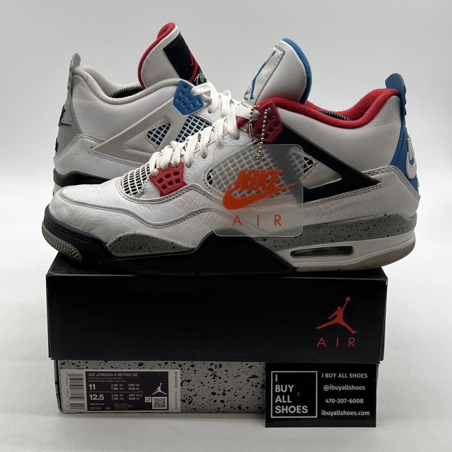 Size 12 - Air Jordan 4 Retro SE Mid What The 4 (CL1184-146)