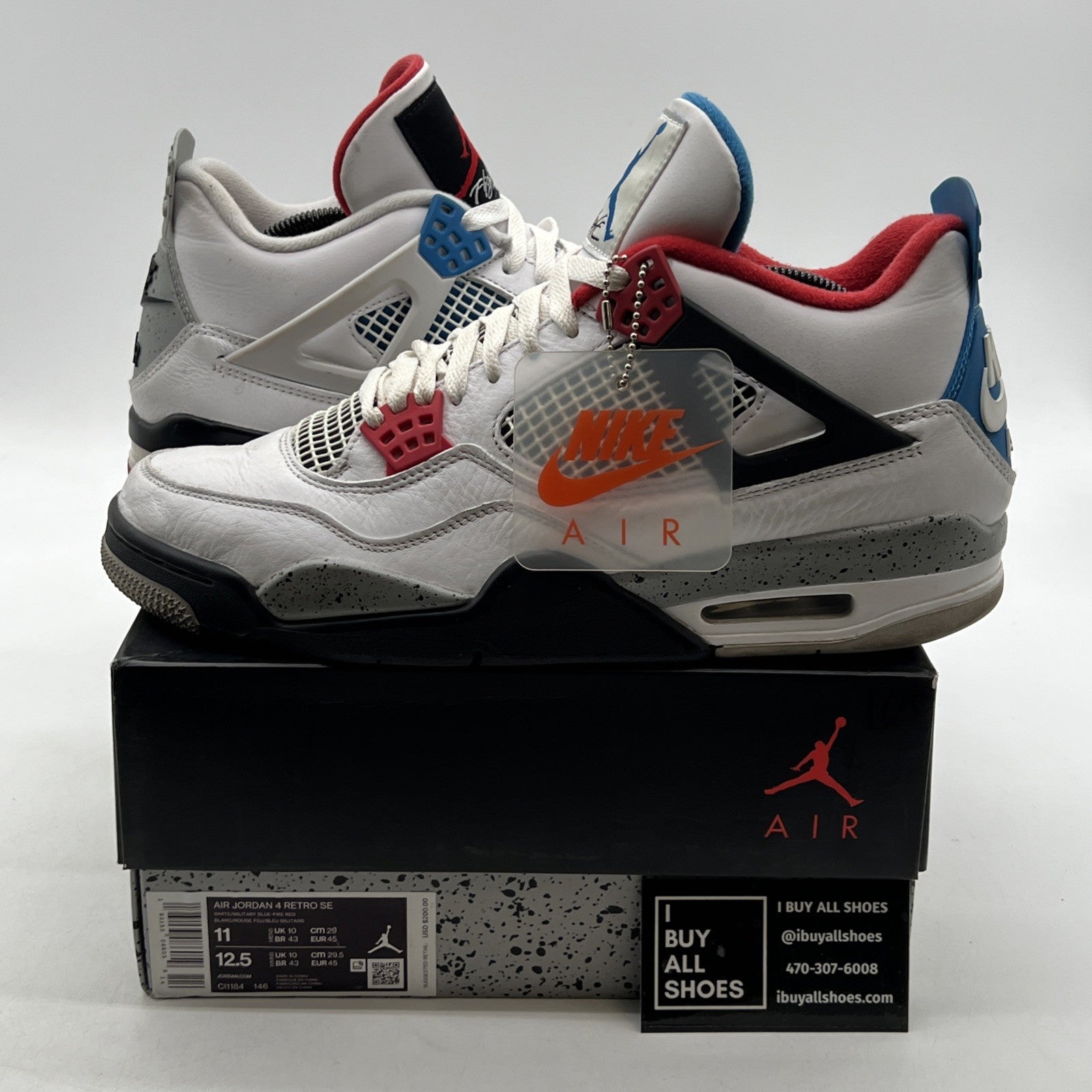 Size 12 - Air Jordan 4 Retro SE Mid What The 4 (CL1184-146)