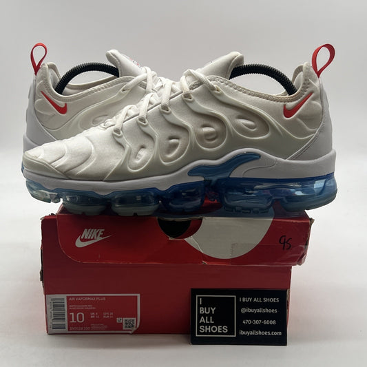 Size 10 - Nike Air VaporMax Plus White University Blue (DV2119-100)