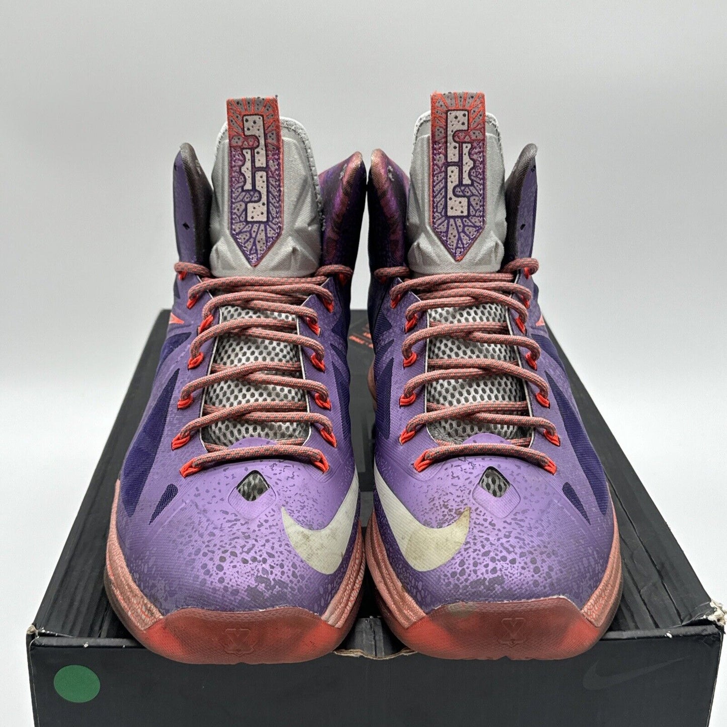 Size 11.5 - Nike LeBron 10 All Star - Extraterrestrial 2013 Purple Reflective Or