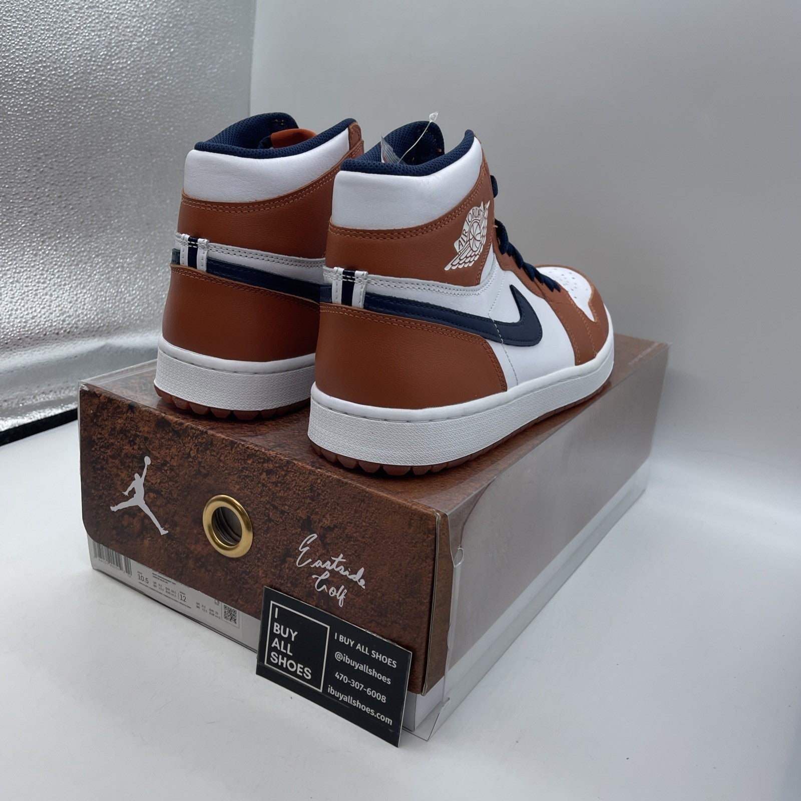 Size 10.5 - Eastside Golf x Air Jordan 1 Golf High Out the Mud (DZ4523-800)