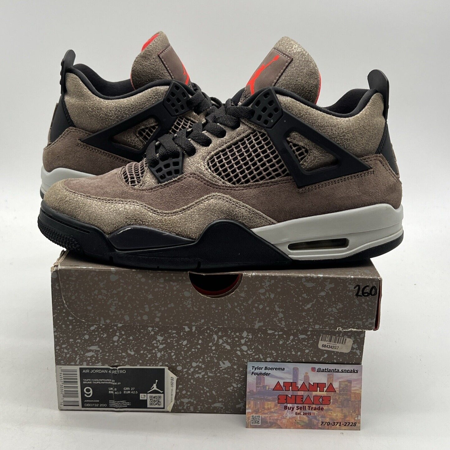 Size 9 - Jordan 4 Retro Mid Taupe Haze (DB0732-200)