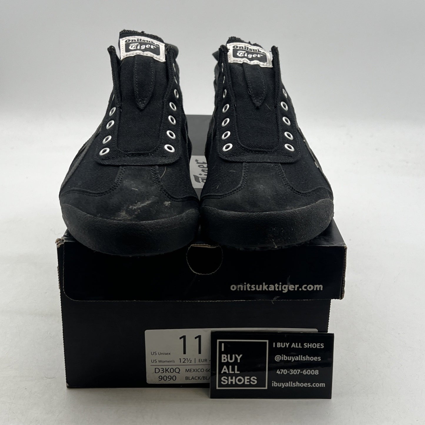 Size 11 - Onitsuka Tiger Mexico 66 Slip-On Trainers (D3K0Q-9090)