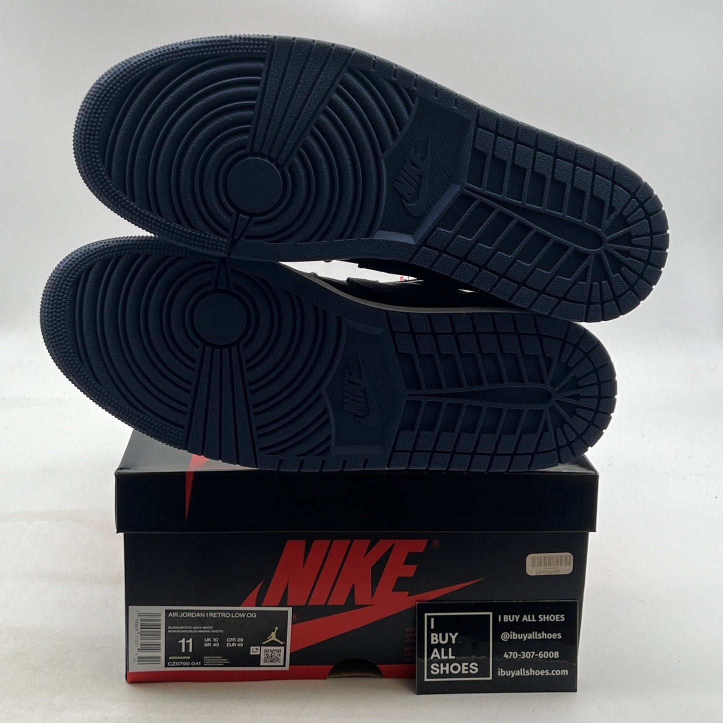Size 11 - Air Jordan 1 Low OG Mystic Navy (CZ0790-041)