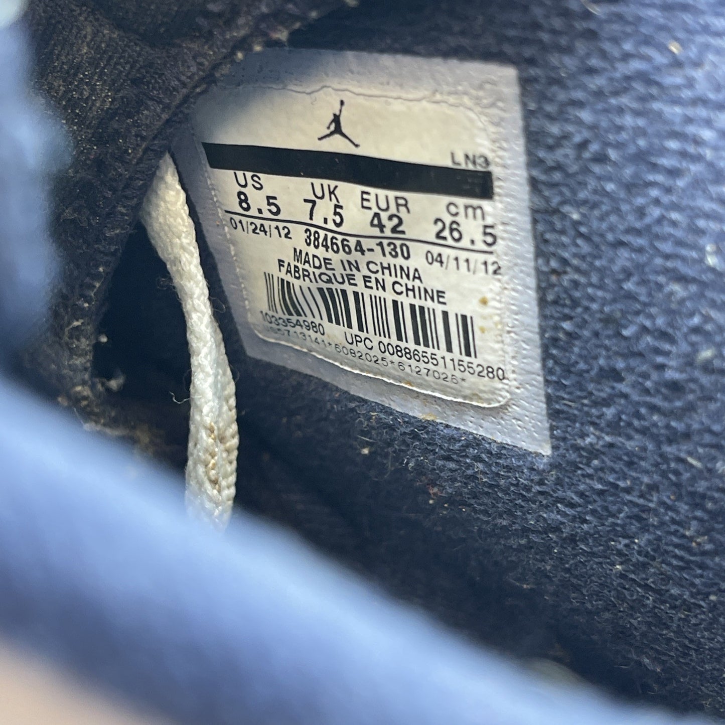 Size 8.5 - Air Jordan 6 Retro 2012 Olympic (384664-130)
