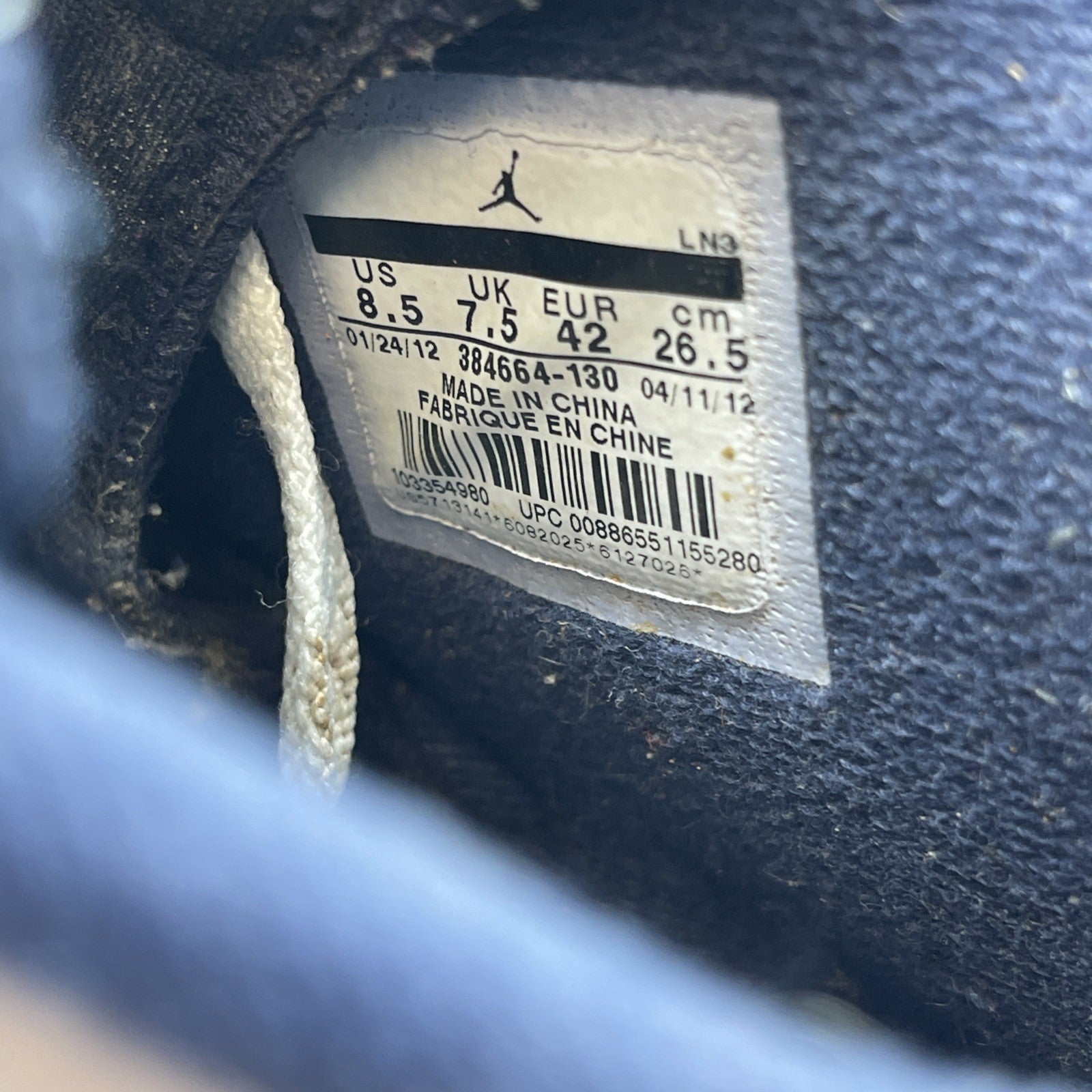 Size 8.5 - Air Jordan 6 Retro 2012 Olympic (384664-130)
