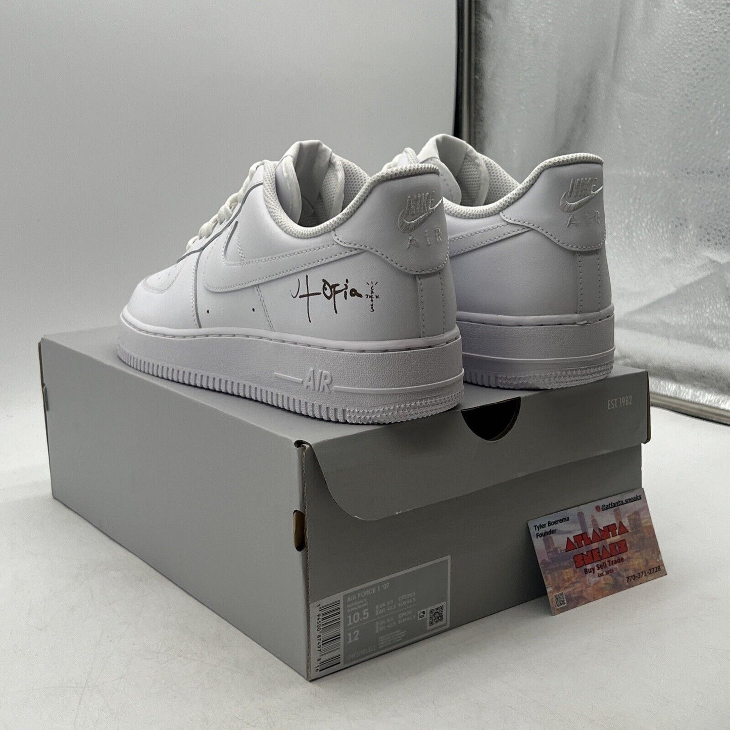 Size 10.5 - Nike Air Force 1 '07 Low Triple White (CW2288-111)